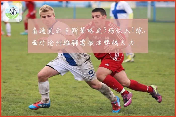 南通支云卡斯蒂略近5场仅入1球，面对沧州雄狮需激活锋线火力